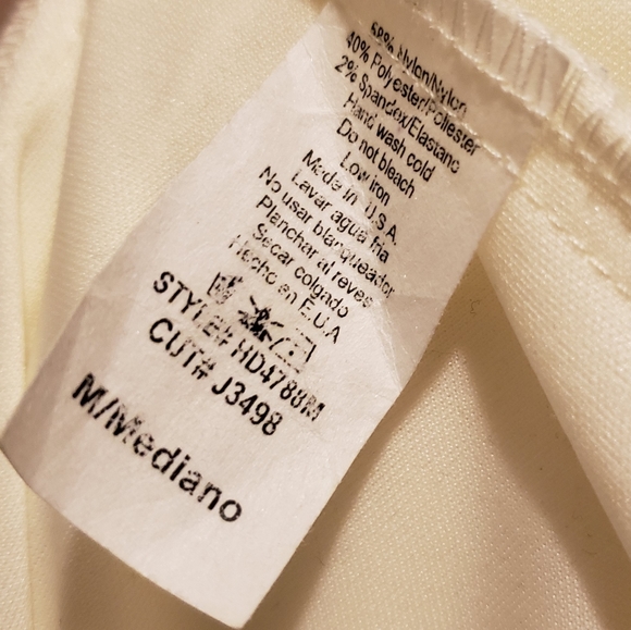 Windsor Lace Sheath Dress Junior's Medium Cream - Picture 6 of 10